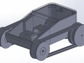 chasis del tanque a-2 r c vehículos rc de la pista 3d print model - Mito3D