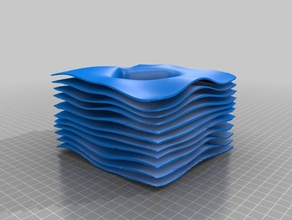 strati di tè supporto luce arredamento 3d print model - Mito3D