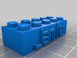 jamie juguetes de construcción personalizado 3d print model - Mito3D