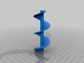 my customized auger openscad library hobby 3d print model - Mito3D