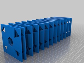 my customized accordion folded spring parts 3d print model - Mito3D
