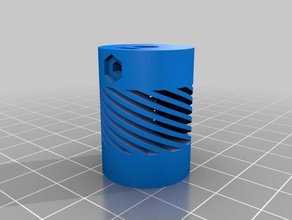 my customized flexible coupling 3d printing 3d print model - Mito3D