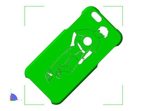 hotboy case iphone 6 mobile phone 3d print model - Mito3D