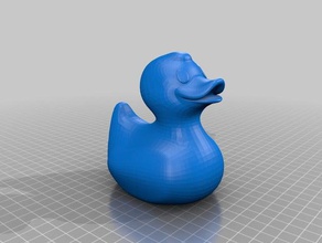 rubber duck flat bottom bathroom 3d print model - Mito3D