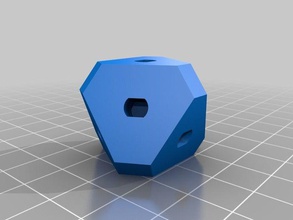 cube 1center interactive art customized 3d print model - Mito3D