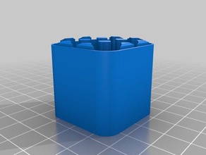 9xaaa recipientes personalizado 3d print model - Mito3D