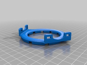 delta kossel led ring holder 3d printers 3d print model - Mito3D