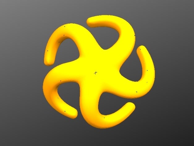 starfish pendant jewelry 3D print model - Mito3D