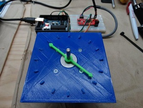 nema 17 test dial & stand engineering arduino accessory indicator rasberry pi stepper motor 3d print model - Mito3D