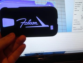 samsung galaxy s4 caso - ford falcon telefone celular falcão 3d print model - Mito3D
