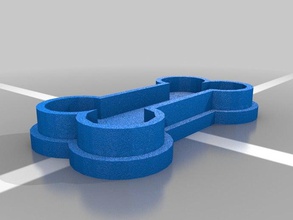 hueso de perro tratar corte 3d la impresión cortador galletas personalizador 3d print model - Mito3D