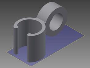 penna portamine 3-ring binder clip organizzazione 3d print model - Mito3D