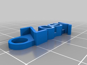 ava message keychain1 organization customized 3d print model - Mito3D