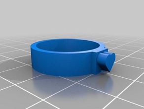 corazón anillo de 10 los anillos personalizado 3d print model - Mito3D