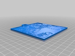 mi personalizados lithopane leo 3 Arte en 2d personalizado 3d print model - Mito3D