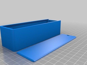 teething wafer box containers customized 3d print model - Mito3D