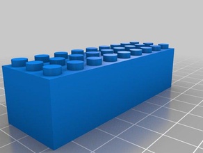 Riesen-lego-Stein Bau-Spielzeug kundengebundene 3d print model - Mito3D