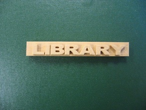 library thing keychains 3d print model - Mito3D