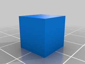 10mm 1cm solid test cube 3d printing tests infill part square testing 3d print model - Mito3D