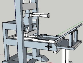 gutenbergs printing press engineering 3d print model - Mito3D