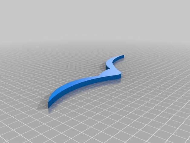 2d-fliegender Vogel Dekor 2d 3d Dekoration Flug Fliegen magnet prop Wand 3D print model - Mito3D