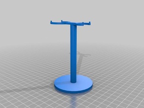 simple navaja de pie cuarto baño personalizador la maquinilla afeitar titular 3d print model - Mito3D