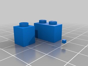 lego peças básicas A impressão 3d 3d print model - Mito3D