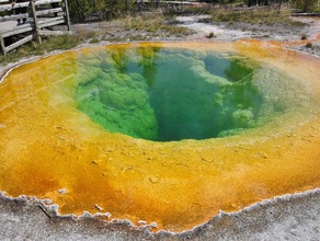 yellowstone's morning glory pool underwater photoscan learning 3dpt photogrammetry yellowstone 3d print model - Mito3D