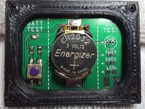 led testador de gabinete eletrônica componente do diodo emissor luz 3d print model - Mito3D