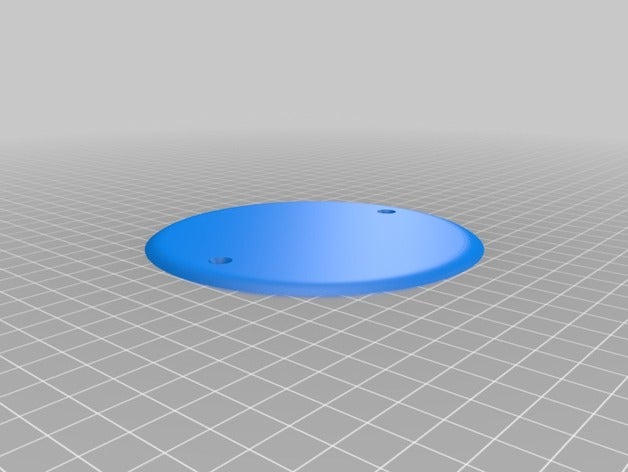 tomada de cobrir - circular o círculo do agregado familiar elétrica da tampa outlet cobertura 3D print model - Mito3D
