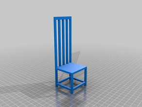 sedia di design 02 mobilia modello 3d print model - Mito3D