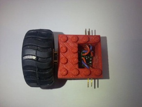 pololu motor de lego compatible con la vivienda impresión en 3d robótica el robot 3d print model - Mito3D