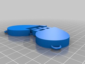 basit kalp çiftler aksesuarlar 3d print model - Mito3D