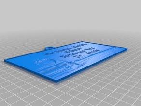 dr evers bienvenue 2d art personnalisé 3d print model - Mito3D