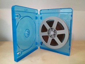 super 8mm film-storage-spool-Blu-ray-Fällen - Organisation bluray dvd storage super-8 3d print model - Mito3D