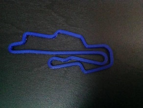 mugello motogp circuit jewelry pendant 3d print model - Mito3D