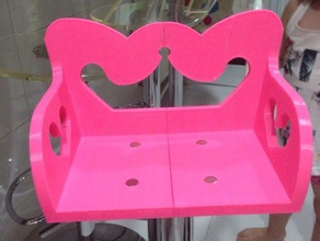 children stool taburete ni o decor asiento daughter girl reemplazo replacement 3d print model - Mito3D