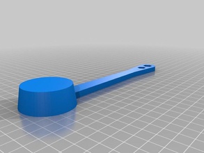 my customized espresso measuring spoon kitchen dining 3d print model - Mito3D