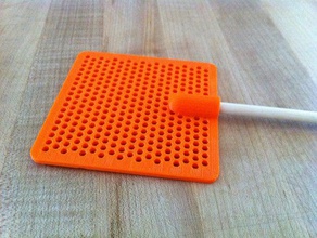 parametric flyswatter other bug customizer featured openscad tool useful 3d print model - Mito3D