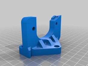 flexi-struder cradle lulzbot mini 3d printer extruders 3d print model - Mito3D