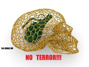 keine terror-Stil voronoi Mathe-Kunst terror-stile 3d print model - Mito3D