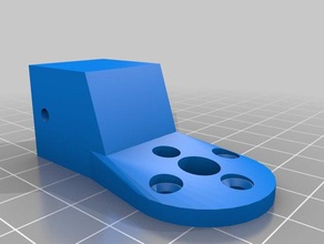 Einsatz von multikopter-motor mount 15,2 mm Vierkant-Rohr r c Fahrzeuge kundengebundene 3d print model - Mito3D