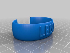 lego de la bande les bracelets personnalisé 3d print model - Mito3D