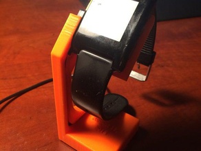 pebble watch charging stand gadgets charger 3d print model - Mito3D