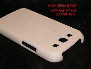 galaxy s3 phone case fixed better rep rap printing mobile samsung iii 3d print model - Mito3D