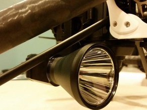 dual headlight inspire 1 r c vehicles dji picatinny 3d print model - Mito3D