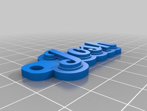 josh trousseau de clés l'organisation personnalisé 3d print model - Mito3D