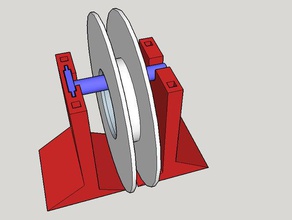 empilhável spool titular Impressora 3d acessórios filamento filamentchallenge de 3d print model - Mito3D