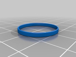 mon personnalisés cause bracelet les bracelets personnalisé 3d print model - Mito3D