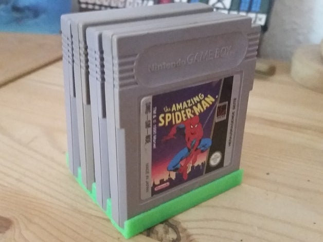 cartucho de gameboy titular jogos vídeo nintendo 3D print model - Mito3D